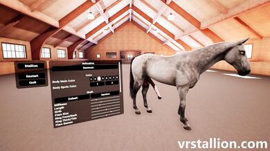One-Eyed Stallion Customizes His VR Experience in Stallion 21 Desktop Gameplay