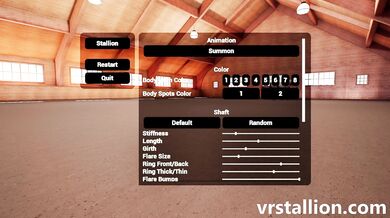 One-Eyed Stallion Customizes His VR Experience in Stallion 21 Desktop Gameplay