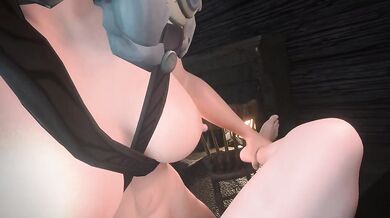 Sexual Desire Ignites in the Shower as She Meets Her Twin Asshole Piercing