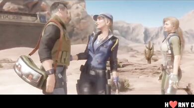 Tifa cheats on Cloud with Johnny Cage