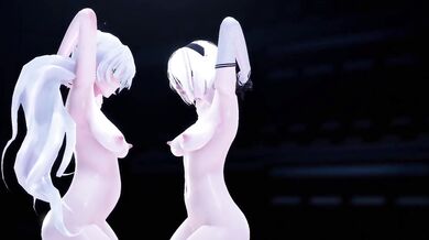 Hentai Milk Mix - Schnee and 2B
