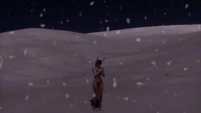 Rebecca, the futa reindeer, returns for part 2 of her naughty adventure