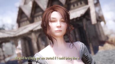 Dragonborn Meets Ysolda by Izzyguy1234