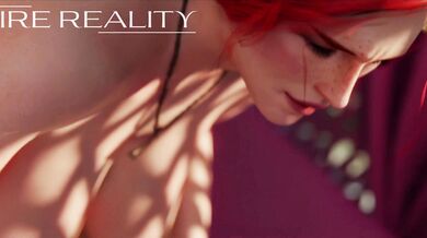 Triss Gets Double Penetrated in Both Her Tight Ass and Squeaky-Clean Hole by Desire and Reality in This 4K Ultra HD Porn Video!