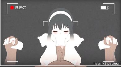 The maids vacuuming skills are so good, she makes even the messiest of faces look beautiful!