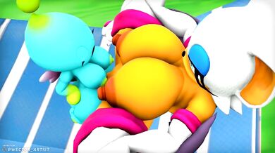 Ass-to-mouth lovin with Chao and Rouge