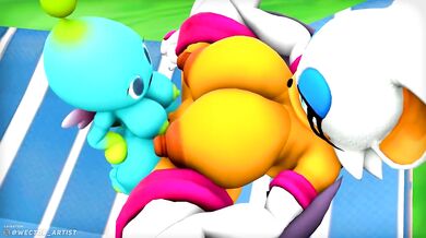 Ass-to-mouth lovin with Chao and Rouge