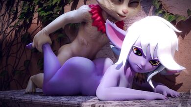 Teemo and Tristana [Twitchy Animation] - A Hentai Adventure