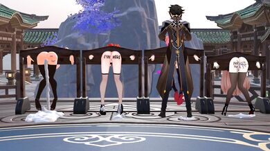 The Sightseeing Tourist and Her Guide: Zhongli Takes in the View