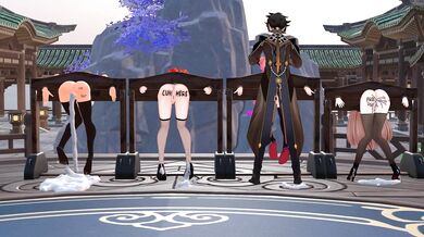 The Sightseeing Tourist and Her Guide: Zhongli Takes in the View