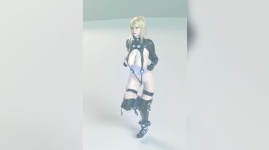 The bodysuit from Gantz enhances Samus bouncing mechanics as she runs