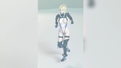 The bodysuit from Gantz enhances Samus bouncing mechanics as she runs