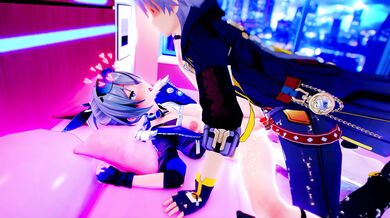 Sexy Red Wolf Seduces Silver Fox in Steamy Hentai Adventure or Silver Fox Tames the Red Hot Wolf for a Night of Passionate Fantasies Your choice!