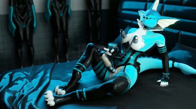 Evilbanana sinks his cock into the pulsating depths of Ms Pump 3, as she moans in ecstasy