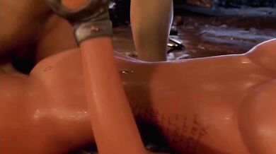 16-year-old Julies Cum Celebration (Cum PMV)