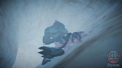 The monsters lust for Mona, the Dyson MMM girl