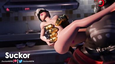 My girlfriend and I were caught having hot sex in the kitchen when her parents unexpectedly walked in!