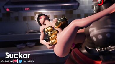 My girlfriend and I were caught having hot sex in the kitchen when her parents unexpectedly walked in!