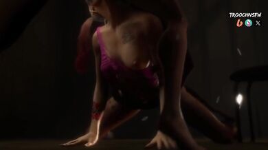 Incarcerated Harley Quinn in a Cell of Sin