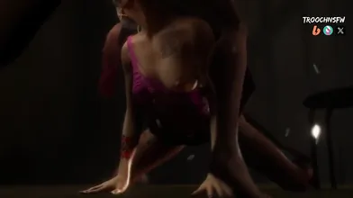 Incarcerated Harley Quinn in a Cell of Sin