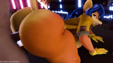 Carmelita Foxs Hot Doggy Style Adventure