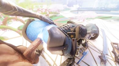 A hot android robot named Ash engages in a challenging full-loop sex session with her human partner