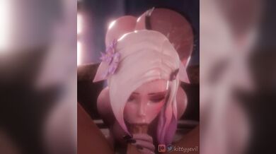 Girlfriends Blowjob Kitty Evil