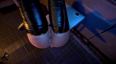 Watching her husband with another woman makes Black Widows heart race as she takes control of the situation in a POV hentai video