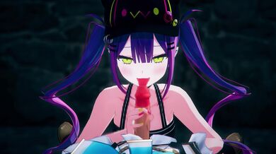 A Futanari Robins Cum Squeezing Adventure