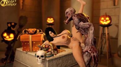 Farah gets spooked during her Halloween night and decides to take matters into her own hands JJ SFM Fuck