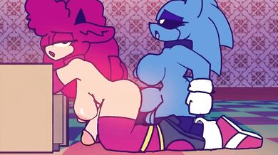 Sonic the Hedgehog fan fiction: Minus and Fanon have a night of passionate sex with their girlfriends, resulting in an unexpected encore