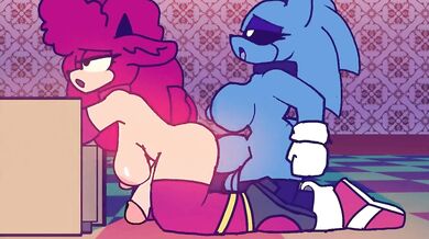 Sonic the Hedgehog fan fiction: Minus and Fanon have a night of passionate sex with their girlfriends, resulting in an unexpected encore