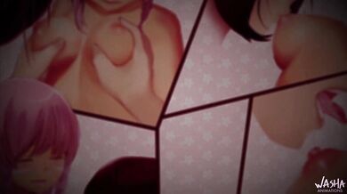 Watch as the ebony-colored claws of a demonic entity take control over the bodies of two innocent girls, [washa]