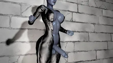 Sexy Alien Seduces Horny Human