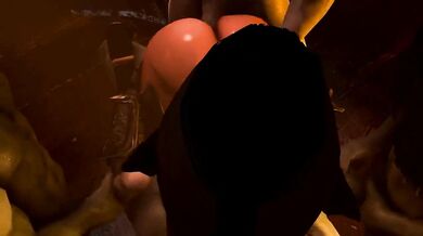 On the Edge of an Orcish Gangbang with Ophelia: A Hentai Tale