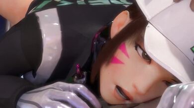 The sexy overwatch heroes take swings at each other in the music store!