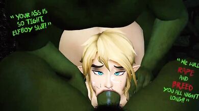 Terrified Zelda is still waiting for Link, who left months ago to defeat a gang of orcs Will she be able to survive their savage assault?