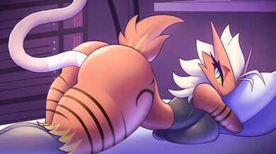 Watch as a raunchy Blaziken gets ravaged by a giant tentacle in this hot porn scene