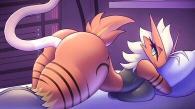 Watch as a raunchy Blaziken gets ravaged by a giant tentacle in this hot porn scene