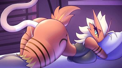 Watch as a raunchy Blaziken gets ravaged by a giant tentacle in this hot porn scene