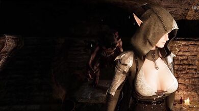 Snow Elf Mage in Sewers