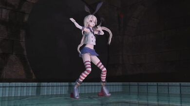 Hentai Porn: Shimakaze - Suicide Parade (No Panties) [MMD R15]