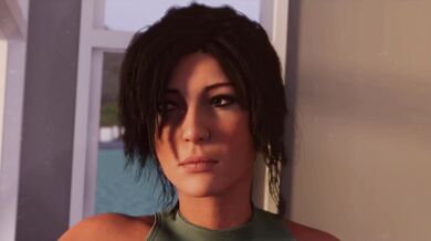 Rebeccas Cave Adventure: Laras First Time