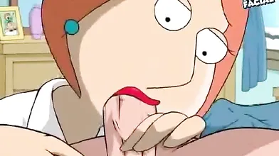 In this hentai porn parody, Lois rides on Peters hard cock as he delivers a famous Facial to her