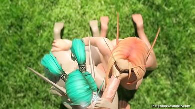 A Tsunami of Love between a Peach and an Insatiable Beauty