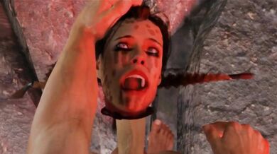 Inside the Pyramids, Meg and Thomas engage in a Guro Headfuck!