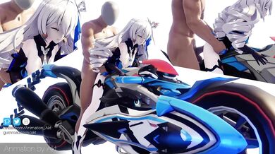 Briana gets a big black dick in her ass - Two Acts