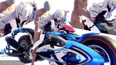 Briana gets a big black dick in her ass - Two Acts