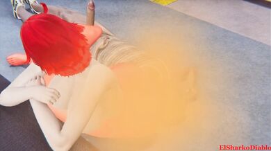 Watch as Arezu gets facefarted by El Sharko Diablo in this intense hentai video!