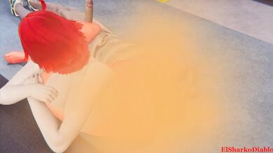 Watch as Arezu gets facefarted by El Sharko Diablo in this intense hentai video!